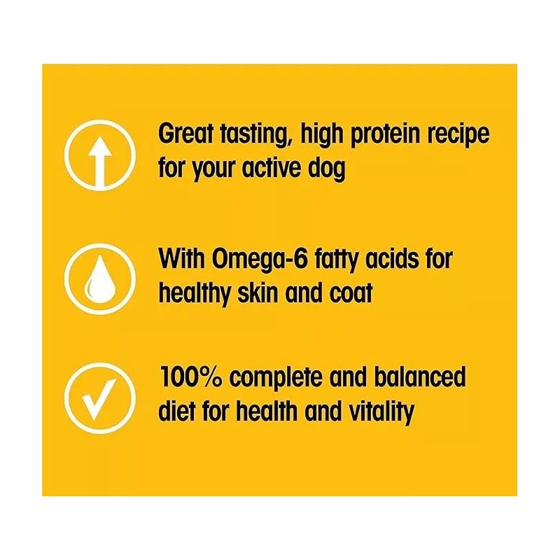 Pedigree Small Dog Hi Protein Lamb & Beef Bag 3.5lb