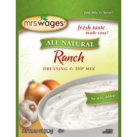 Mrs. Wages Ranch Dressing and Dip Mix, 0.8 Oz, Pack of 12