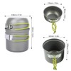 Camping Cookware Set with 3000W Camping Stove Cooking Pots Pans