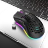 2.4G Wireless Gaming Mouse Rechargeable Mouse with RGB Light Effect