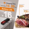 Meat Thermometer, Digital Bluetooth 500FT Wireless, Probe Lasts Up to