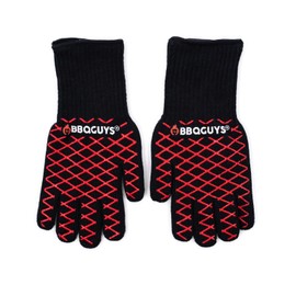 BBQGUYS Signature Silicone Grip Grilling Gloves - BBQ-GM