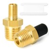 GASHER 2 válvulas de tanque NPT de 1/4 pulgadas, válvula