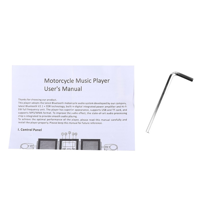 Wireless Motorcycle Stereo Speaker Waterproof MP3 Music Player Audio System