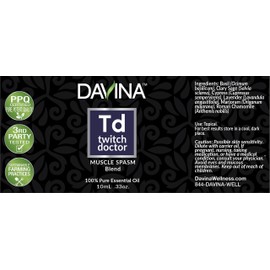 Twitch Doctor Pure Essential Oil Blend 10ml by Davina