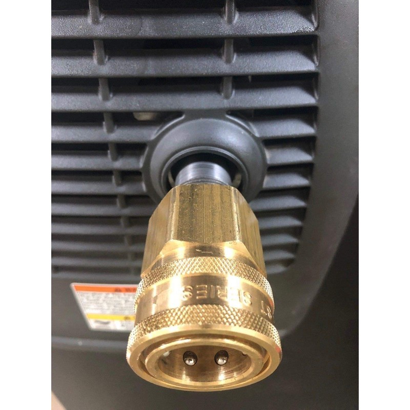 GenExhaust for Honda EU1000i Generator 1-1/2" quick disconnect silicone exhaust