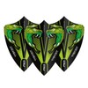 RED DRAGON Hardcore Peter Wright Snakebite Green Clear Freestyle Dart