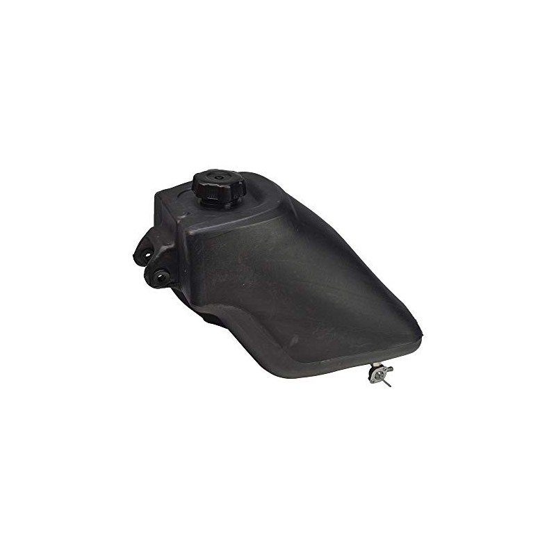 AlveyTech Black Plastic Fuel Tank with Petcock Valve for 90cc