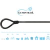Lumintrail 10mm Heavy-Duty Security Cable, Vinyl Coated Braided Steel with