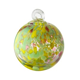 Dale Tiffany Hand Blown Glass, 3" Diameter Blossom, Tree of Life Collection, Witch Globe Hanging Garden Indoor/Outdoor Decorative Ornament Gazing Ball
