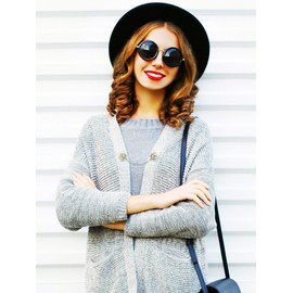 GEJOY 2 Pieces Rose Sweater Shawl Clips Cardigan Dresses Clip Flowers Collar Clip with Chain for Women Girls (Style Set 2)