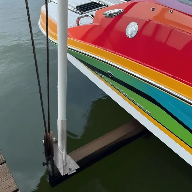 Guide Post Bracket for Protecting Lift & Guide Boat While,
