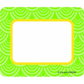 Carson Dellosa Lemon Lime Name Tags (150026)