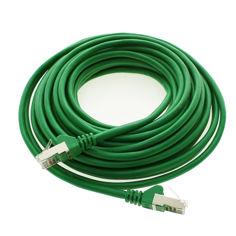 1aTTack.de Netzwerkkabel CAT 5e folien und geflechtgeschirmt SFTP Netzwerk Patch-Kabel
