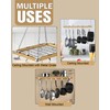 Cooks Standard Fixed Pot Rack Solid Cast Pan Hooks, Set