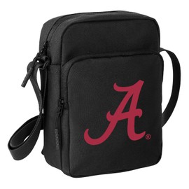 Alabama Travel Bag University of Alabama Crossbody Sling Pack for Sports Workout Running Festival Waist Pack Black (Alabama on Black)