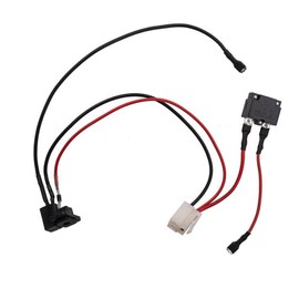 Agujero de carga para niños vehículo eléctrico 6 V 12 V Puerto de carga redondo para niños cargador de vehículo eléctrico línea de tira