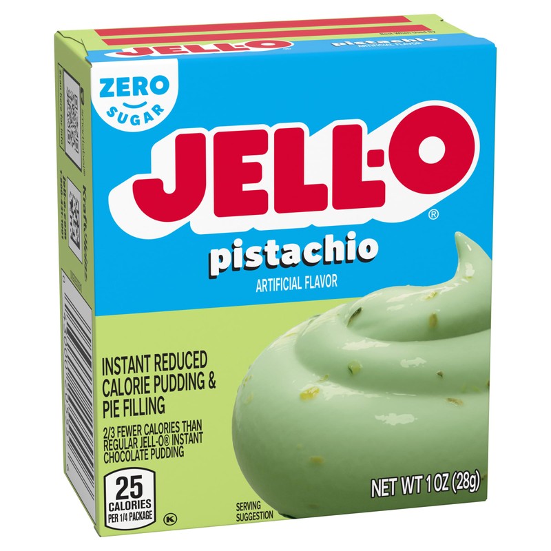 Jell-O Zero Sugar Instant Pudding & Pie Filling Mix, Pistachio