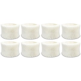 Nispira Wick Replacement Filter Compatible with Honeywell HAC-504 HAC-504AW. Fits HCM-350 Series, HEV355, HCM-315T, HCM-300T, HEV312, HCM-710, 8 Packs