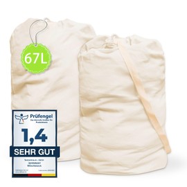 Travel Laundry Bag - Set of 2 2024 Cylindrical Laundry Bags with Extra Large Capacity, with Shoulder Strap, Laundry Bag for Dormitories and Camping, 35 (Diameter) x 70 cm