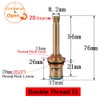 Faucet Ceramic Cartridge Valve, G1/2" Brass Tap Ceramic Disc Cartridges