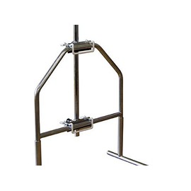 Medline MDS80617TRI Wheelchair, EXCEL, 18 ", PERM ARM, ELR, Black