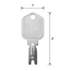 QWORK® 10 Pack 166 Forklift Key Hyster Heavy Equipment Ignition