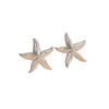 Starfish Earrings for Women Boho Starfish Stud Earrings Silver Black