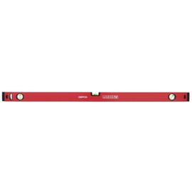 GEPCO Industrial Spirit Level 30-180 cm Aluminium 1.2 mm Measuring Scales Construction Scales 3 Levels Measuring Tolerance: 0.5 mm/m 150 cm