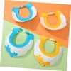 KOMBIUDA 4pcs Shower Hat Set Cap Cradle Cap Brush Inflatable