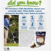 Pet Factory 7in Braided Beefhide Dog Chew Sticks with Peanut