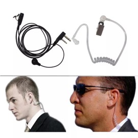 myw-tech Earpiece headset Mic surveillance for Baofeng Radio Two-Way Radio Walkie Talkie