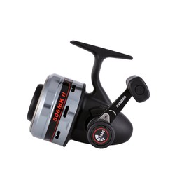Abu Garcia MKII 506,Cardinal Fishing Fishing Reel, Spincast Reels, Allround Fishing, Unisex, Black/Silver, 506 | Left Hand