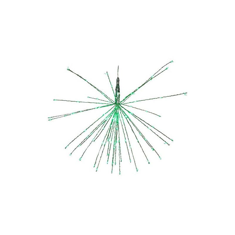 Northlight 20" LED Lighted Firework Silver Branch Hanging Decor -