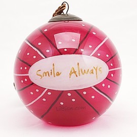 Mona Lisa’s Cat Red - Inside-Painted Glass Ornament 丨 Bold Artistic Expression & Premium Present for Design Enthusiasts