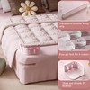 AUOQZ 4Pcs Bed Sheet Holder with Lock Strips, Mattress Bedding