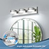 MKBNG Vanity Lights for Bathroom, 18.9in Brushed Nickel Bathroom Light