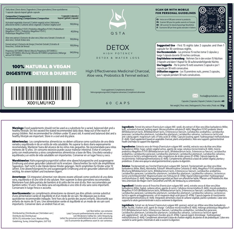 CNC Detox - 100 Billion CBE Probiotics from 9 Strains