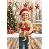 Dudaacvt 5x7Ft Christmas Backdrops for Photography Winter Snow Backdrop Rustic