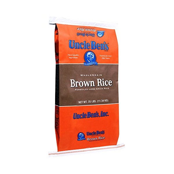 UNCLE BEN'S Whole Grain Brown Rice, 25 Pound