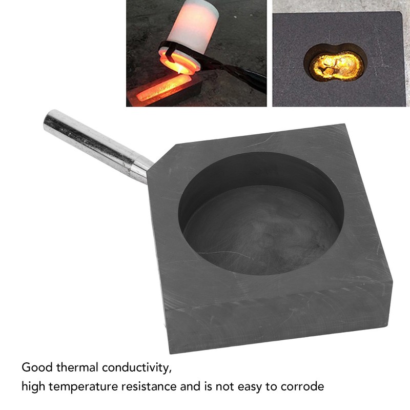 Casting Ingot Mold Round Gold Silver Melting Graphite Ingot Mold