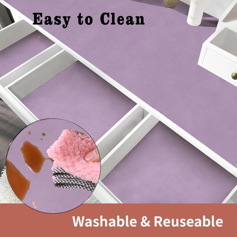 Drawer and Shelf Liner, Shelf Liner for Kitchen Cabinets,Non-Adhesive Cabinet