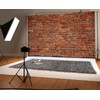 Xiaoterna 5x3ft Brick Wall Photography Backdrop Rustic Red Brick Wall