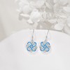 Hancock Celtic Knot Earrings Sterling Silver Opal Celtic Knot Dangle