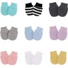 1 Pair Baby Anti-Scratch Cotton Mittens,Baby Anti Scratching Soft Cotton