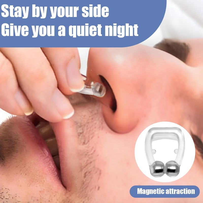 LQIOACU 10 Stück Schnarchstopper, Schnarchen stopper, Nasenpflaster magnet
