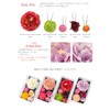Hair Ornaments U-pins/ Combs, Set of 5, Flower and Buds