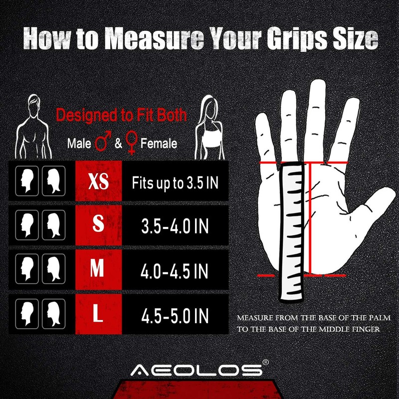 Leather Gymnastics Hand Grips-Great for Gymnastics,Pull up,Weight Lifting,Kettlebells and Cross
