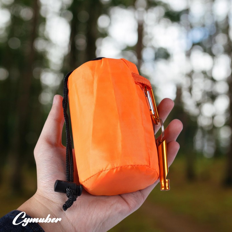 Emergency Sleeping Bag Survival Bag, Cymuber Portable Waterproof Thermal Bivy