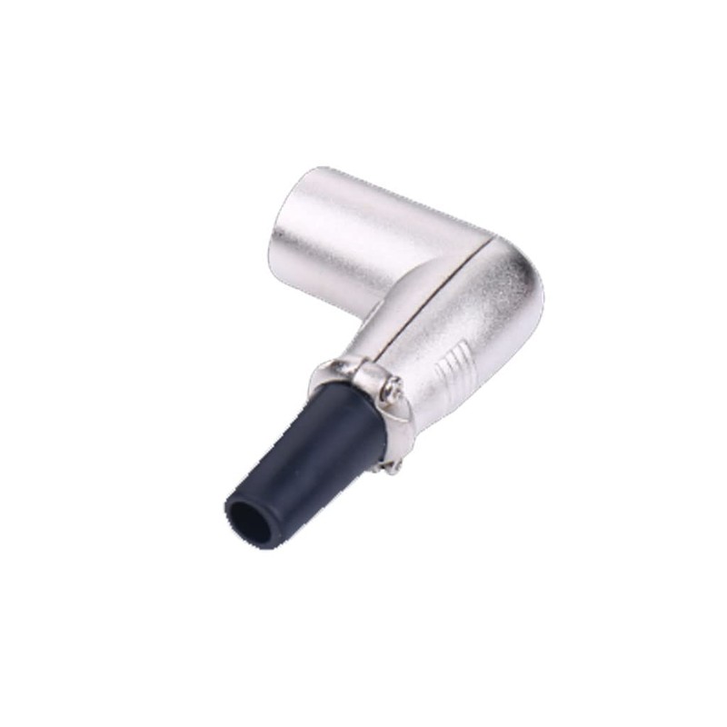 Alnicov 2 x 90 Degree XLR 3 Pin Microphone Speaker